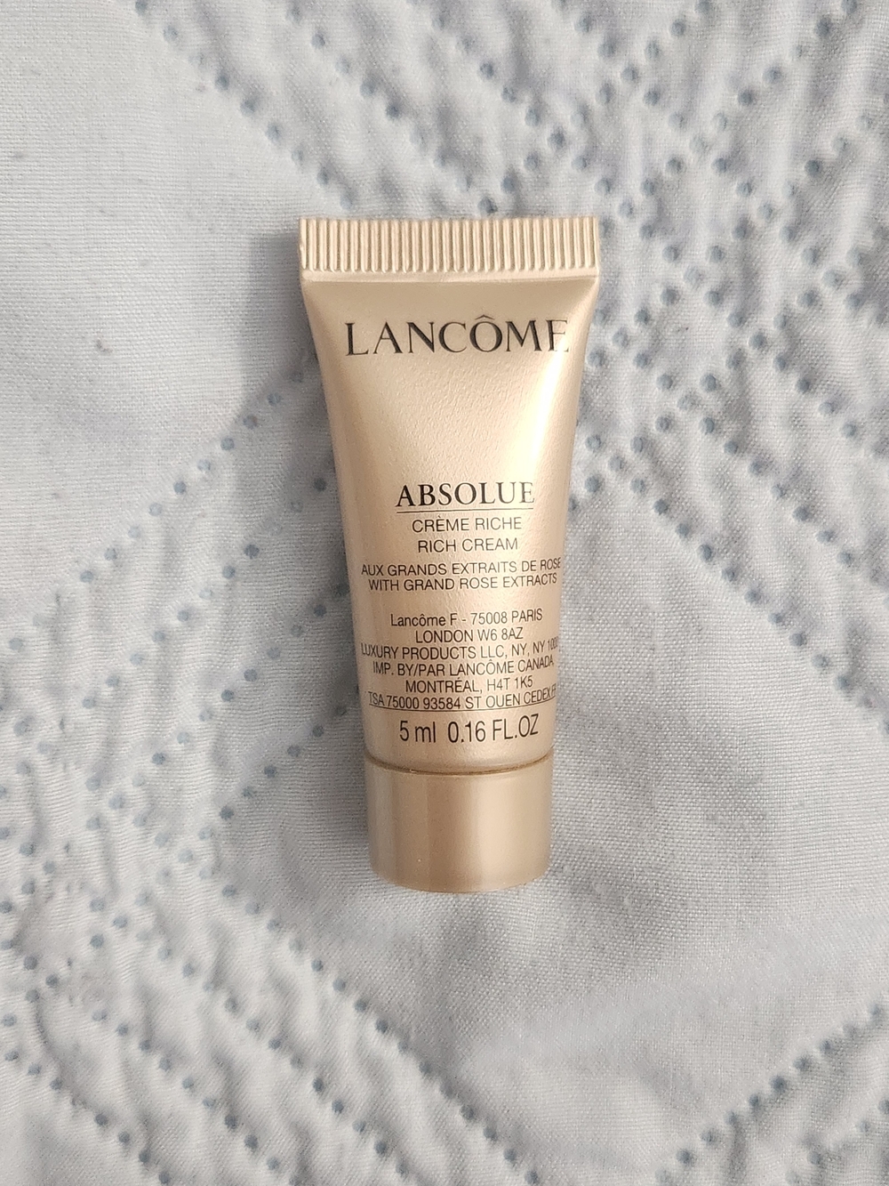 NEW Lancome Absolue Rich Cream Travel Size 5ml / 0.16oz Deluxe Sample